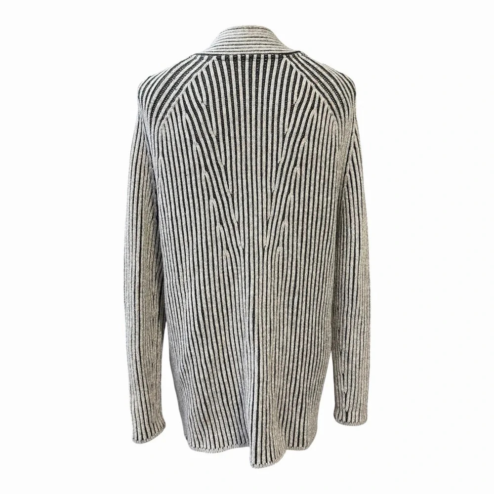 Lululemon Size-8 Women's  Open Front Cotton-Cashmere Sweater Wrap Cardigan